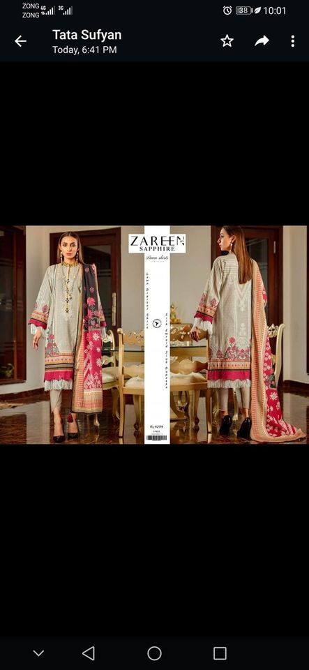 ZAREEN BY SAPPHIRE VOL’22✨*_  *AIRJET LAWN 3PC 2022 NOW AVAILABLE